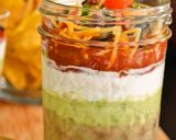 メキシコ料理 7層のビーンディップ作り方3写真