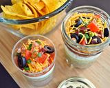 メキシコ料理 7層のビーンディップ作り方4写真