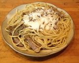 牛肉とボルチーニのパスタ作り方7写真