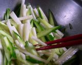 長いもとキュウリの昆布茶あえ作り方3写真