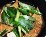 味がしみてる厚揚げと竹輪の煮物甘辛味作り方4写真