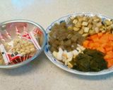 簡単❢節分豆(煎り大豆)で五目豆作り方1写真