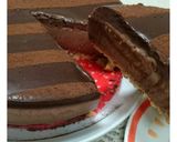 とろける～チョコムース＆ガナッシュケーキ作り方13写真