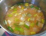 豆腐と”府海苔”のお味噌汁作り方2写真