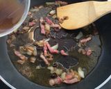 ポルチーニのアーリオオーリオ風パスタ作り方7写真