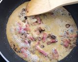 ポルチーニのアーリオオーリオ風パスタ作り方8写真
