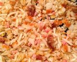 節約！もやしとちくわの＊ペペロンチーノ丼作り方4写真