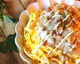 節約！もやしとちくわの＊ペペロンチーノ丼作り方7写真