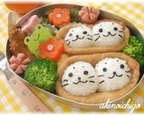 シロタンのお稲荷さん（キャラ弁）作り方7写真