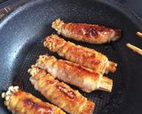 ★豚肉のエノキ巻き焼き★作り方4写真