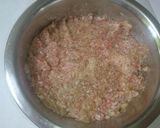 ベーコンくるくるハンバーグ作り方2写真