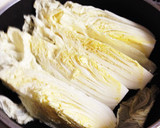 たらと白菜のごま油香る蒸し煮作り方1写真