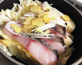 たらと白菜のごま油香る蒸し煮作り方2写真