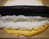 2015年節分♡カニカマお花の恵方巻作り方5写真