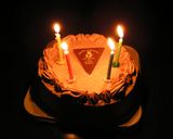 バレンタインに☆ドームチョコレートケーキ作り方20写真