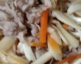 豚肉小間切れきんぴらもどき作り方9写真