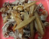 豚肉小間切れきんぴらもどき作り方10写真