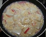 給料日前の味方！豆腐と卵の中華風煮込み作り方9写真