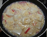 給料日前の味方！豆腐と卵の中華風煮込み作り方9写真
