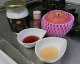 ココナッツオイルde焼きリンゴ☆作り方1写真