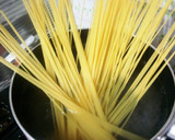 スパムとほうれん草の和風パスタ♥作り方1写真