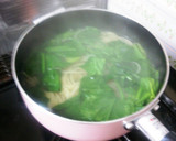 スパムとほうれん草の和風パスタ♥作り方5写真