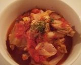 簡単！キャベツとチキンのトマト煮込み作り方6写真