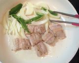こく旨♡豚バラ味噌バターうどん作り方4写真