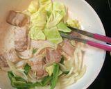 こく旨♡豚バラ味噌バターうどん作り方5写真