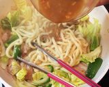 こく旨♡豚バラ味噌バターうどん作り方7写真