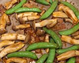スナップエンドウとしめじのカレー炒め作り方5写真