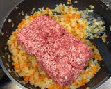 合いびき肉のジャージャーうどん作り方3写真