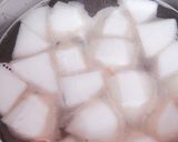 葉っぱも使うよ♬カブとなめこのお味噌汁♡作り方9写真