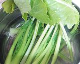 葉っぱも使うよ♬カブとなめこのお味噌汁♡作り方13写真