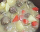 ブロッコリーまるごと使って鶏団子シチュー作り方11写真