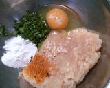 簡単 白菜 白滝 鶏しそ団子の ポン酢煮作り方6写真