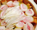 白菜・大根ロールのピリ辛味噌鍋作り方6写真