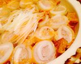 白菜・大根ロールのピリ辛味噌鍋作り方7写真