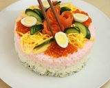 缶詰でひなまつりのケーキ寿司【天狗缶詰】作り方9写真
