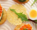 豆のパテといくらの三色重ね【天狗缶詰】作り方8写真