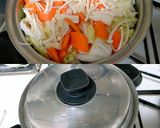 白菜とえのきのクリーム味噌煮作り方2写真