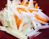 お弁当にも最適♪大根の皮のきんぴら作り方1写真