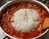 たっぷりキノコのトマトリゾット作り方5写真