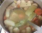 ネギと肉団子の優しいスープ作り方4写真