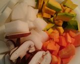 やわらかモチモチ野菜たっぷりすいとん作り方1写真