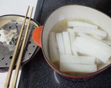 凍らせた大根＆鶏手羽元の粒マスタード煮作り方5写真