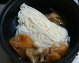 3種冷凍キノコとわかめの煮込みうどん作り方2写真