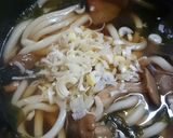3種冷凍キノコとわかめの煮込みうどん作り方5写真