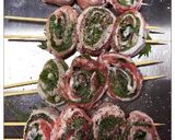 焼き鳥屋さんの☆豚バラしそ巻き作り方3写真