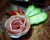 生ハムで薔薇作り方4写真